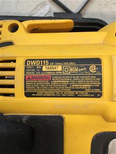 DEWALT DWD115 CORDED DRILL Like New Carson Jewelry Loan